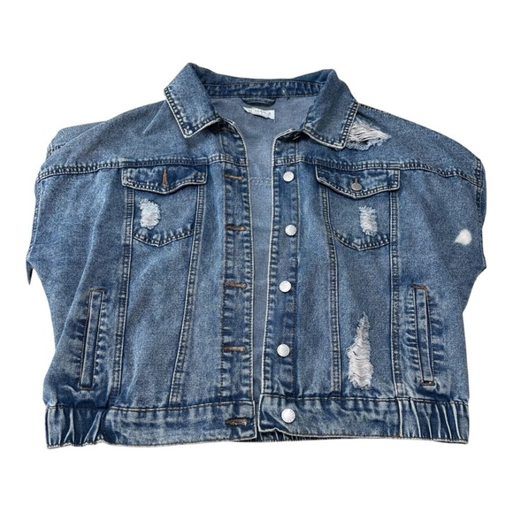 Cavalini Classic Blue Denim Jacket - Picture 2 of 4